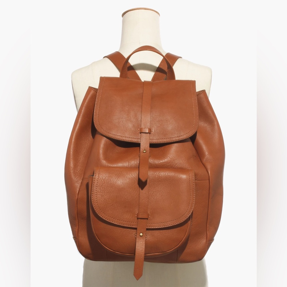 Madewell The Transport Rucksack in English Saddle